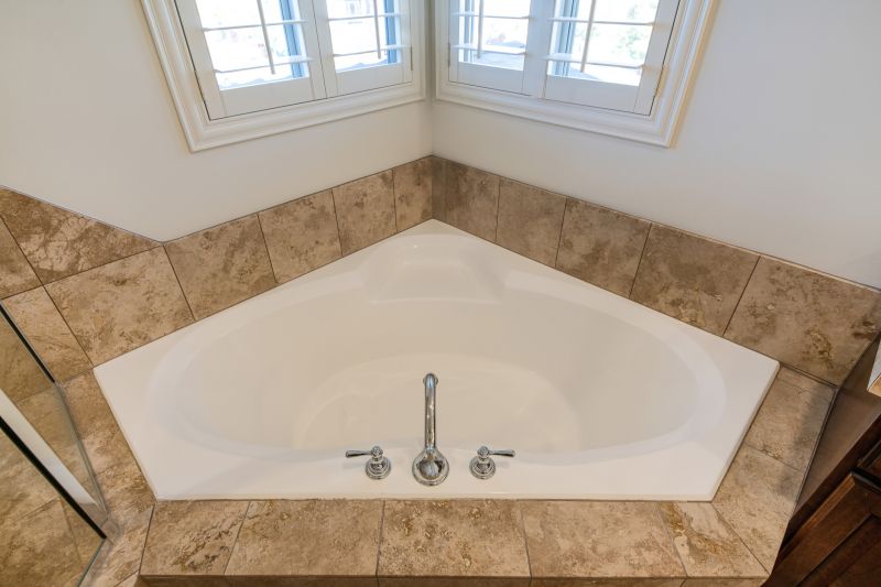 Spa-like Corner Bathtub